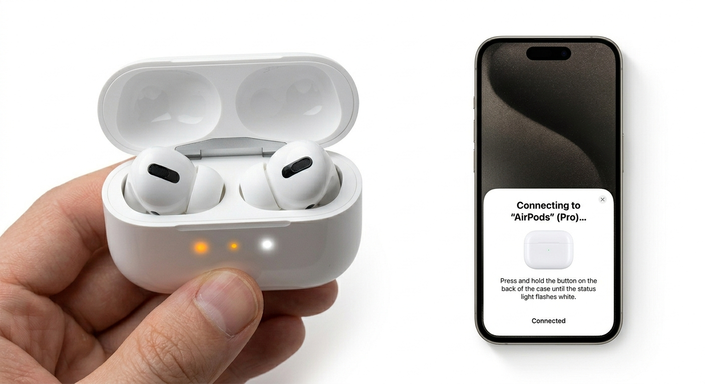 Factory resetting AirPods for battery fix