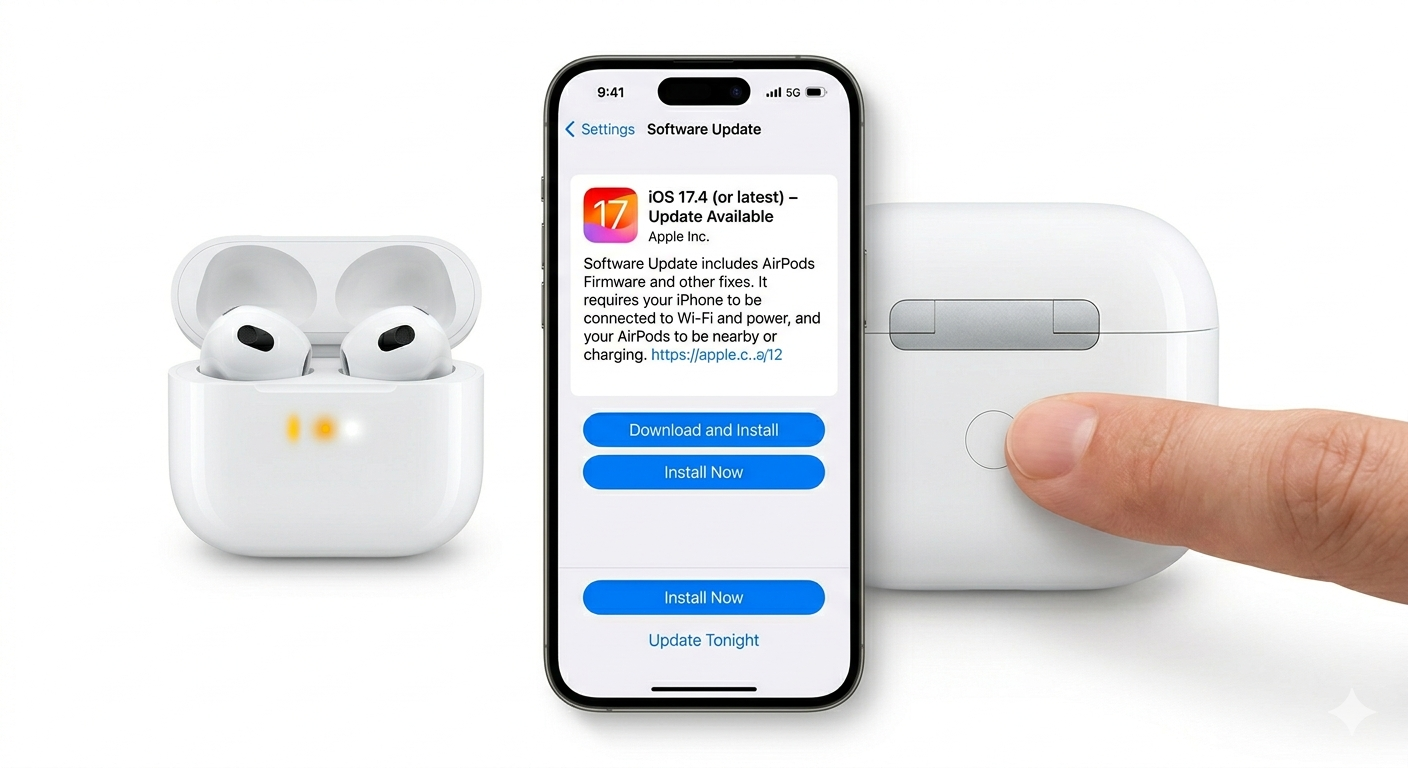 Updating iPhone for AirPods compatibility
