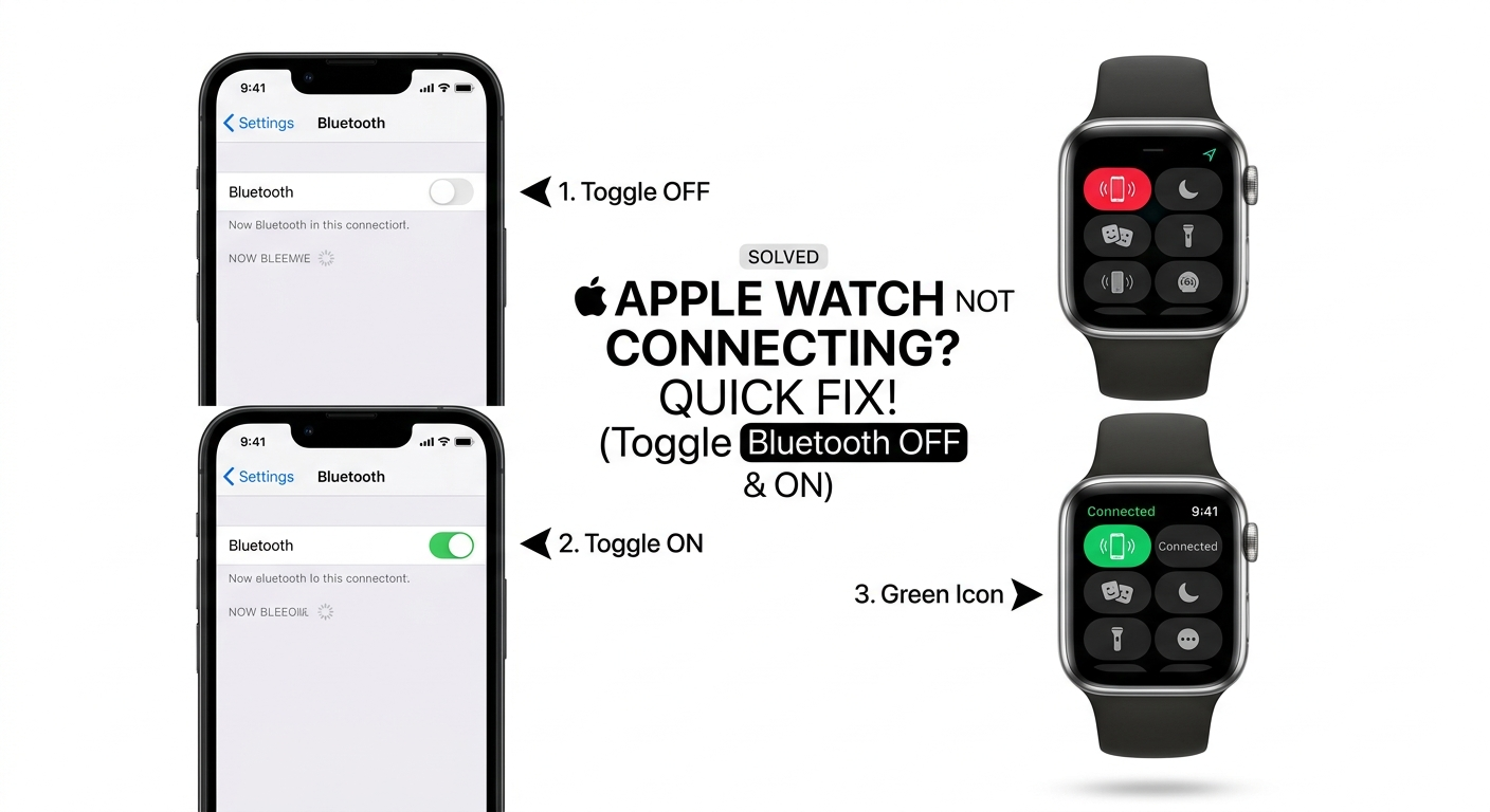 Checking Apple Watch connection status