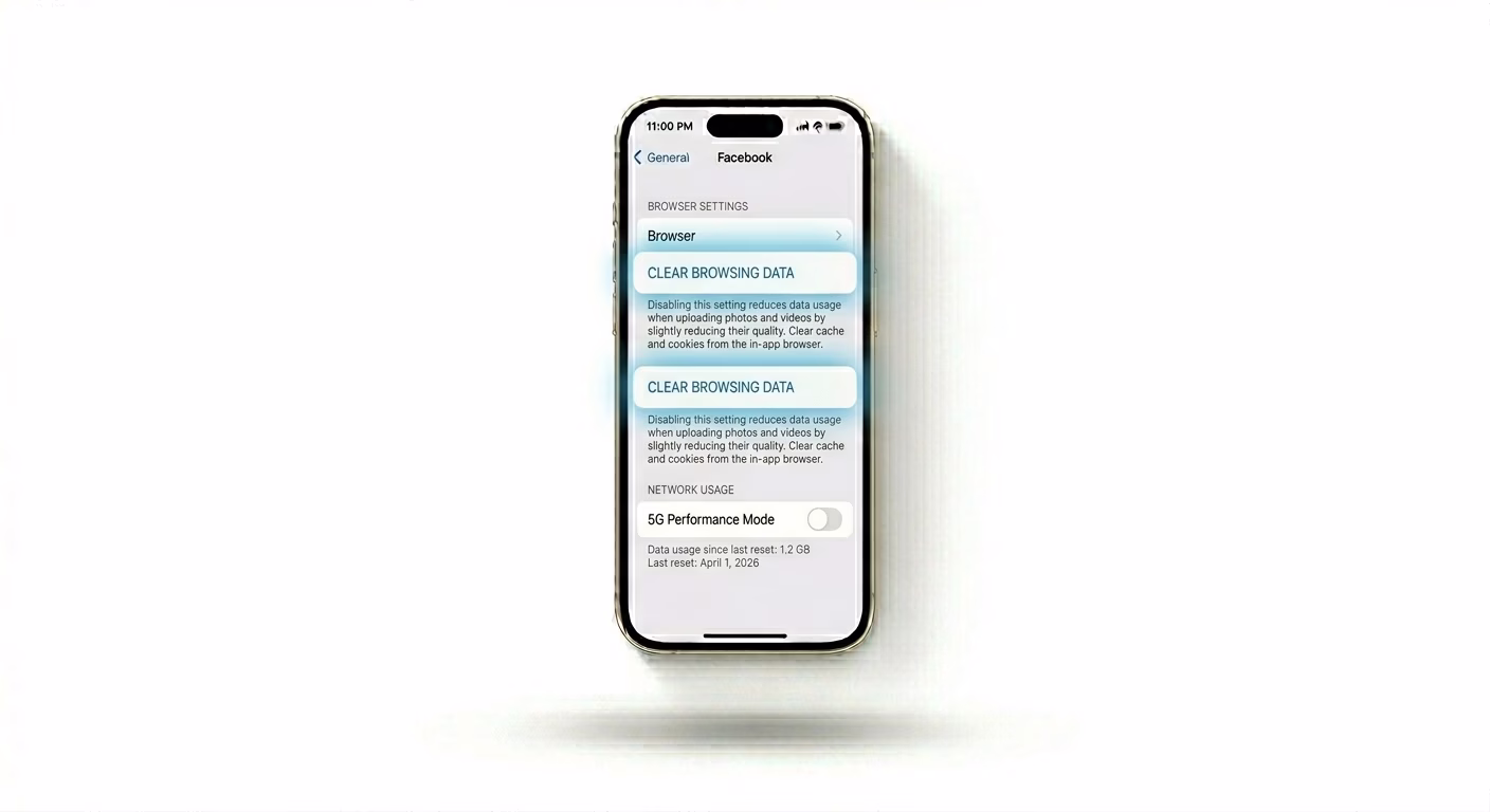 Clearing Facebook Browser Cache
