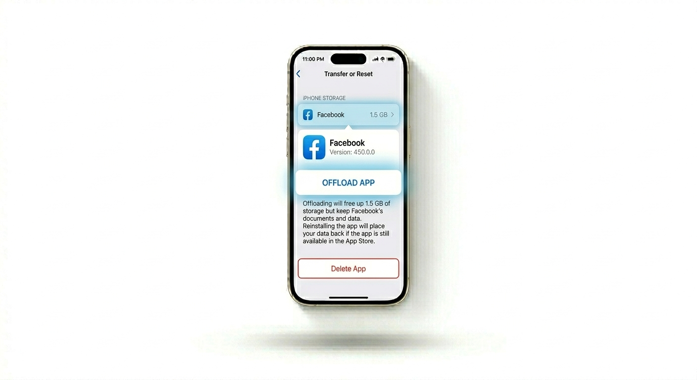 Offloading Facebook on iPhone