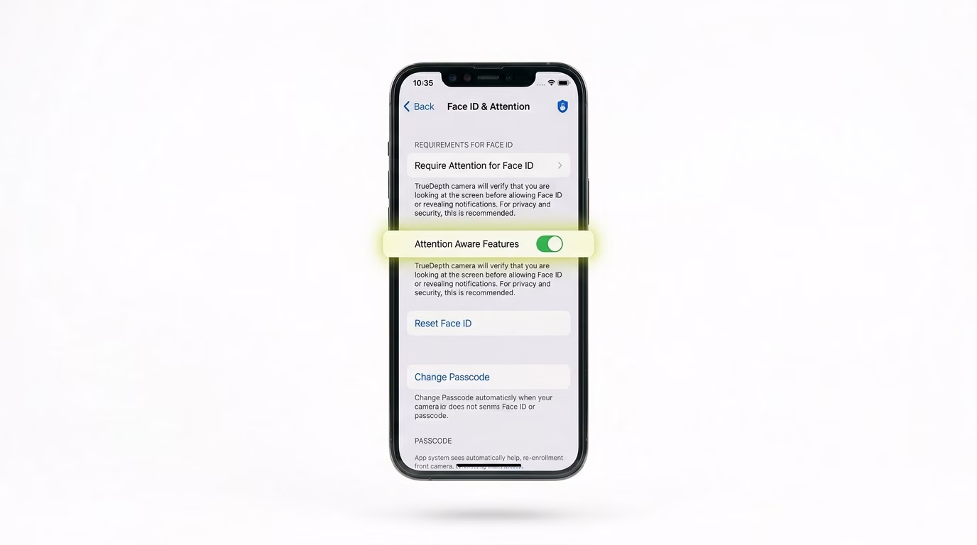 iPhone Face ID Privacy Settings