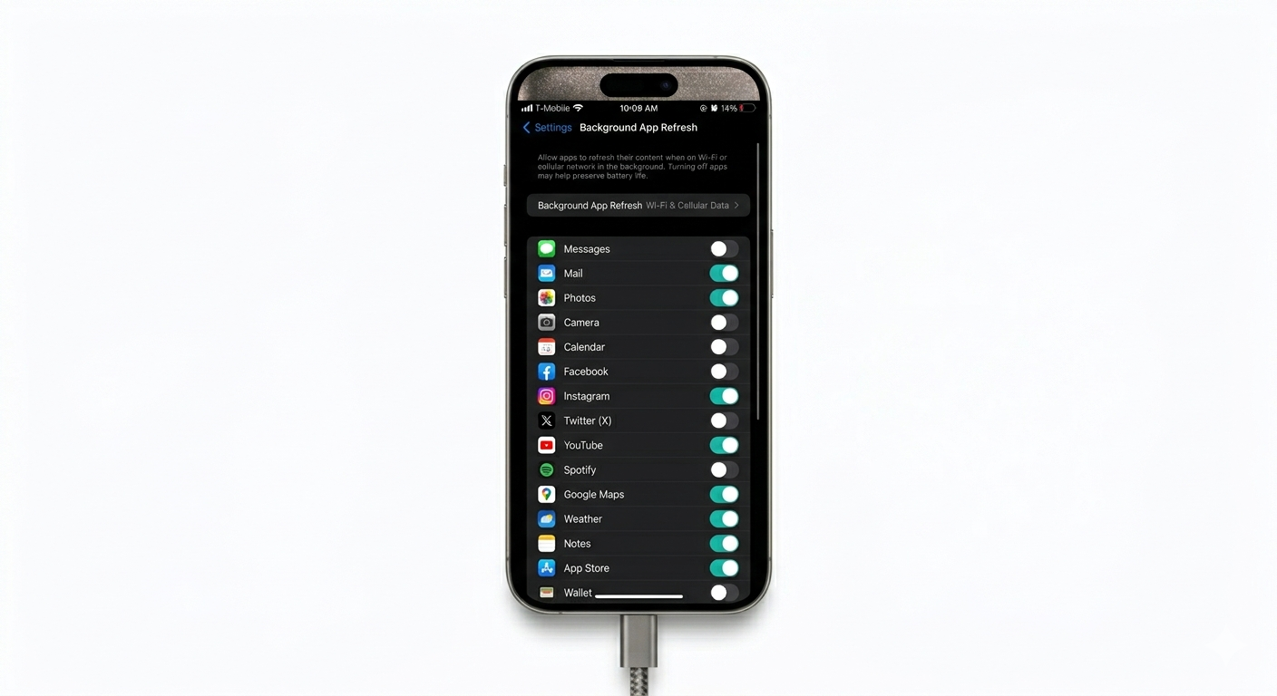 Background App Refresh Settings
