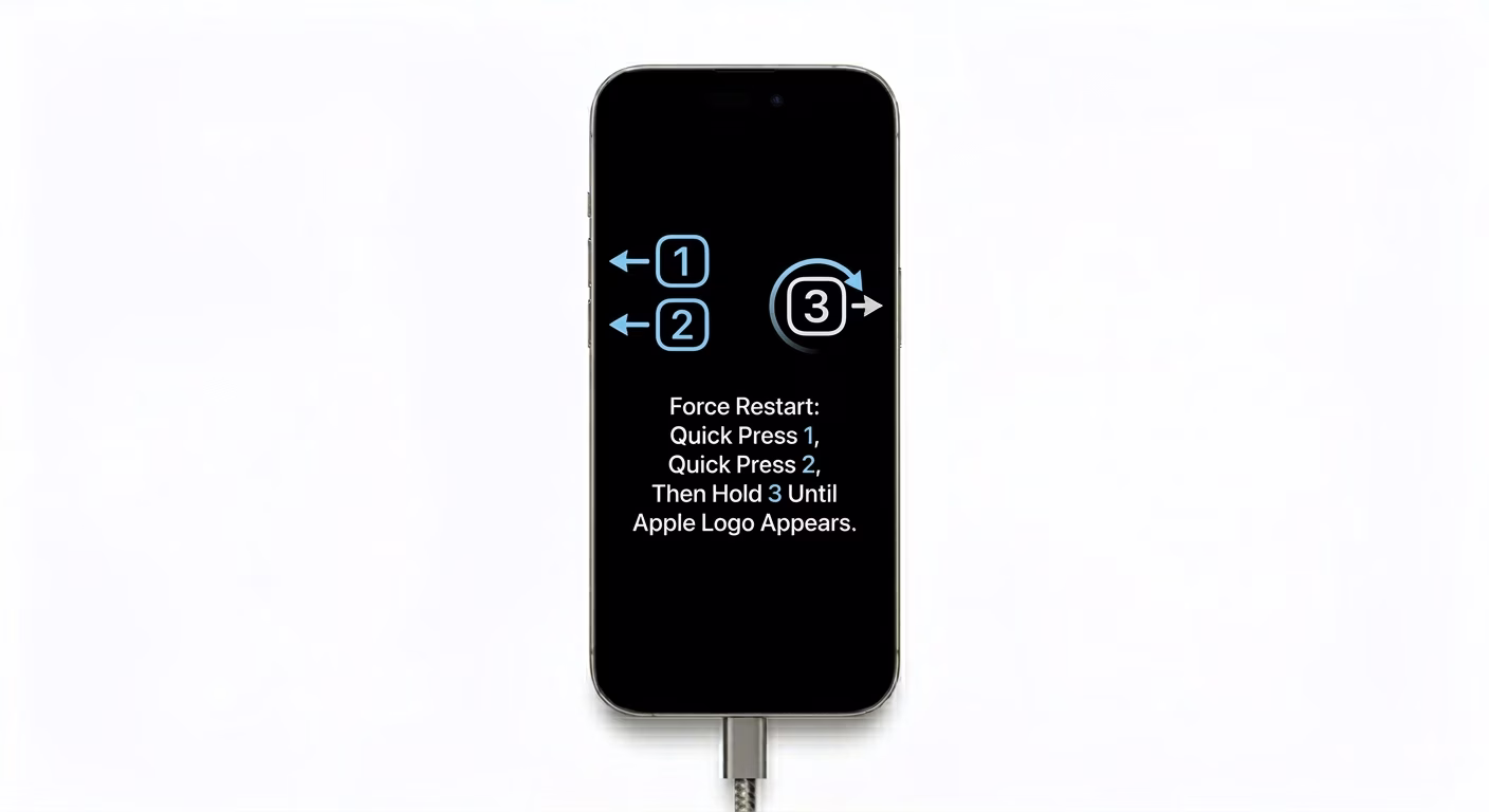 Force Restarting a Frozen iPhone