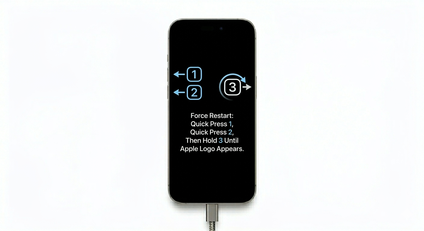 Force Restarting a Frozen iPhone