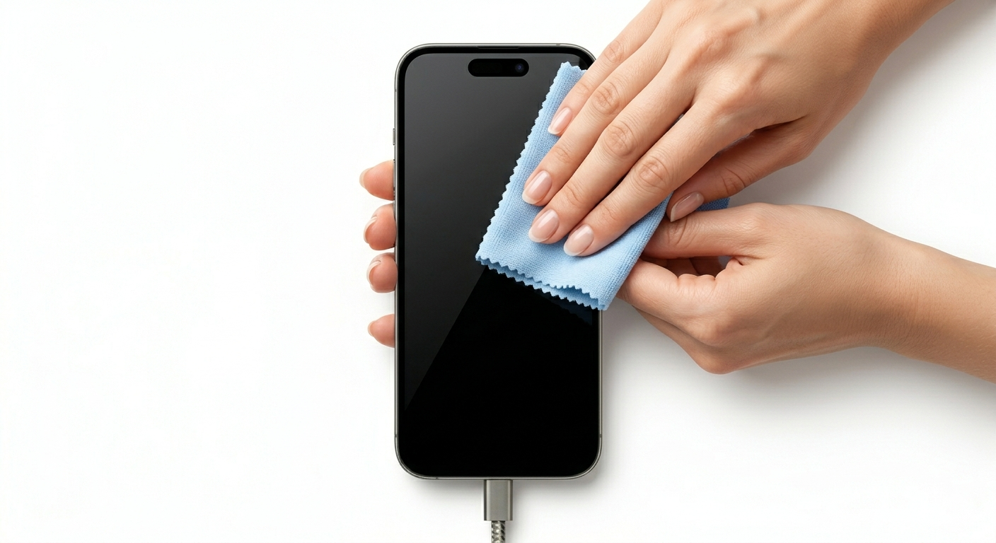 Cleaning iPhone Screen