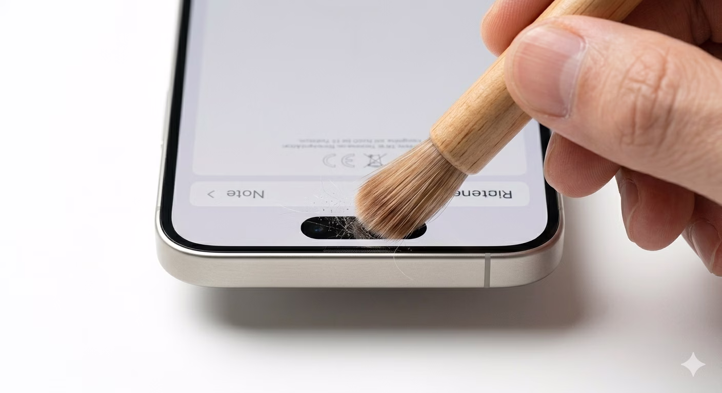 Cleaning iPhone Speaker Grills