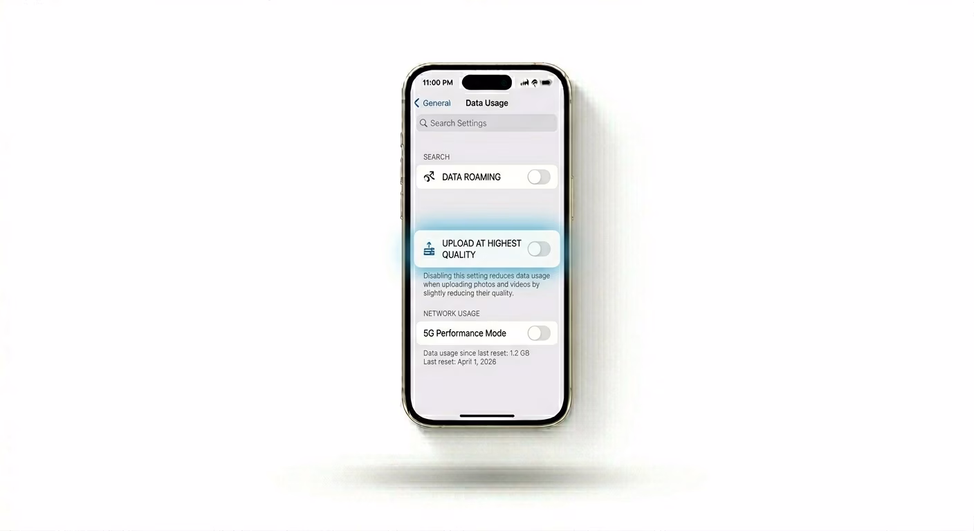 Adjusting Instagram Data Usage