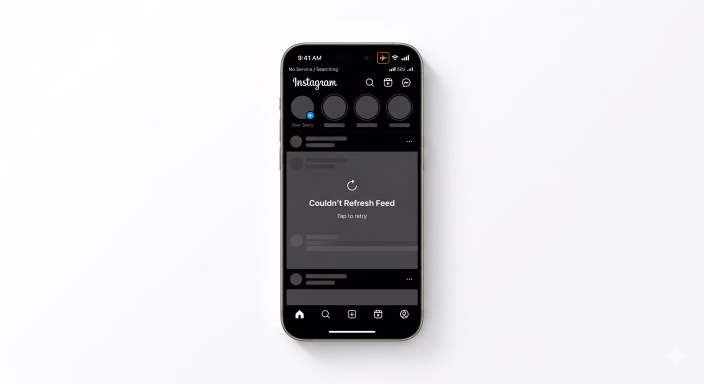 Fix Instagram network issue