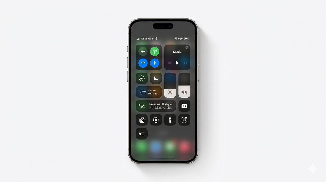 Disabling Personal Hotspot for AirDrop