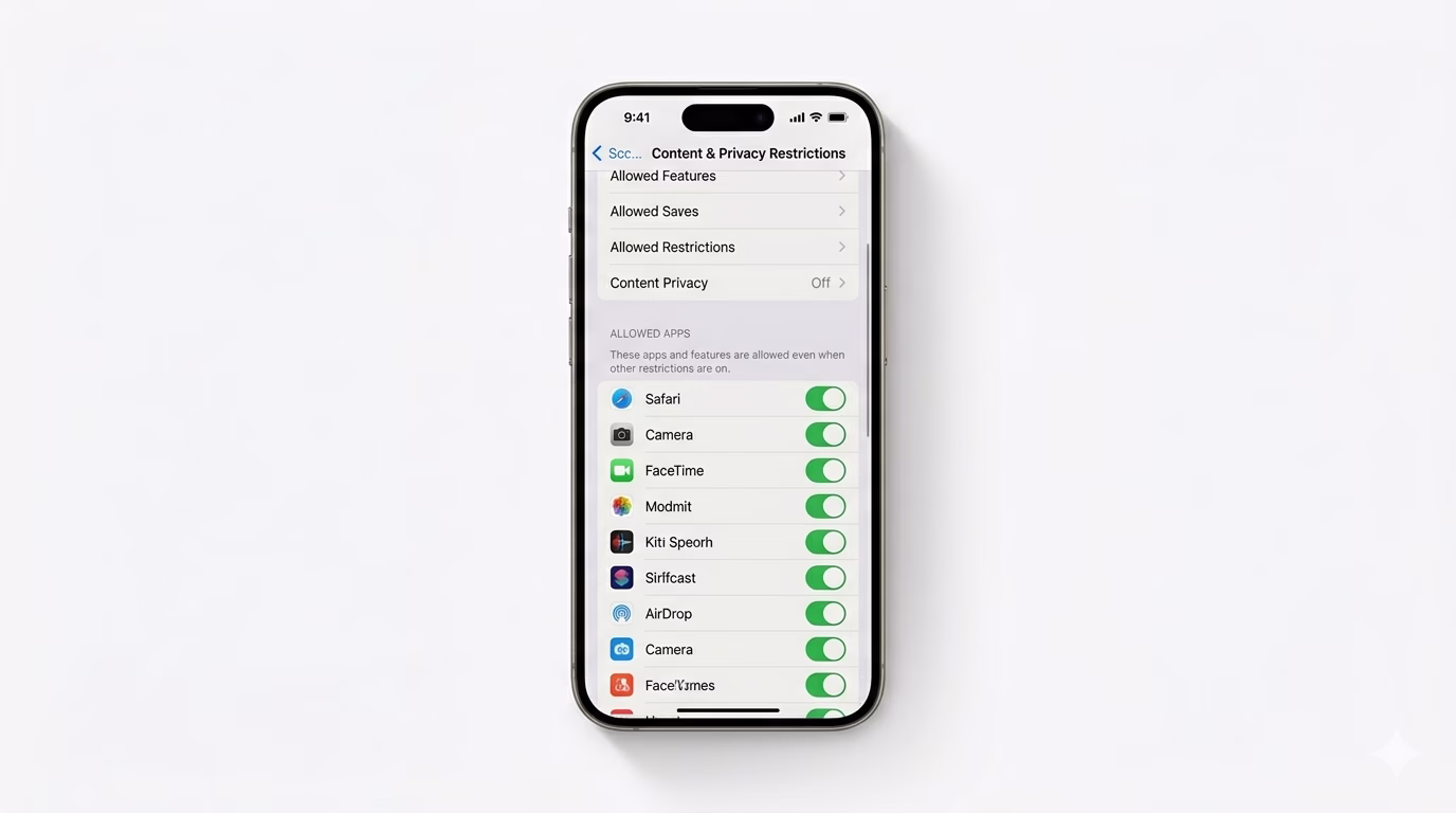 Checking Screen Time for AirDrop