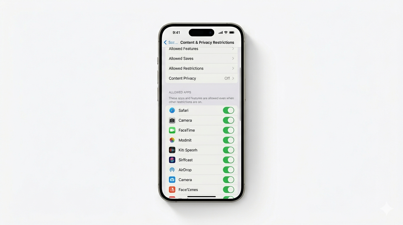 Checking Screen Time for AirDrop