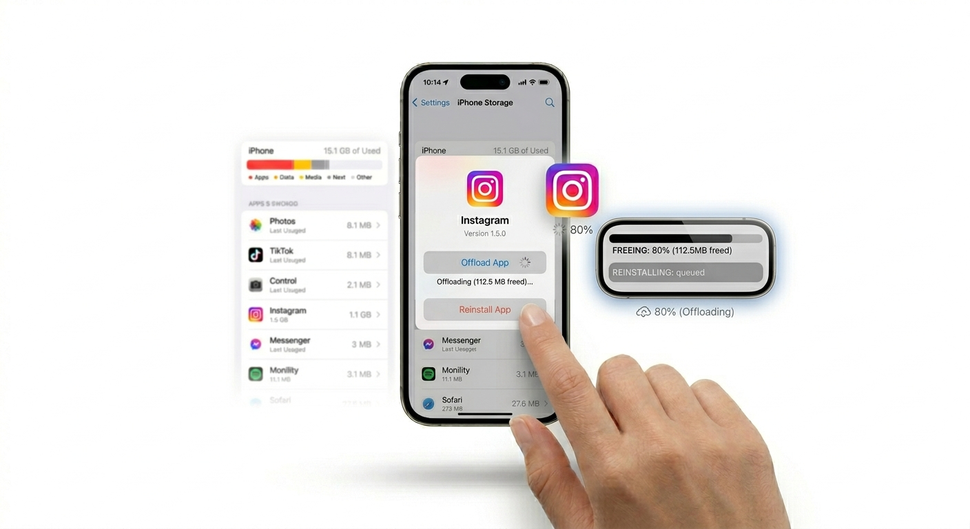 Offloading app to fix crashes
