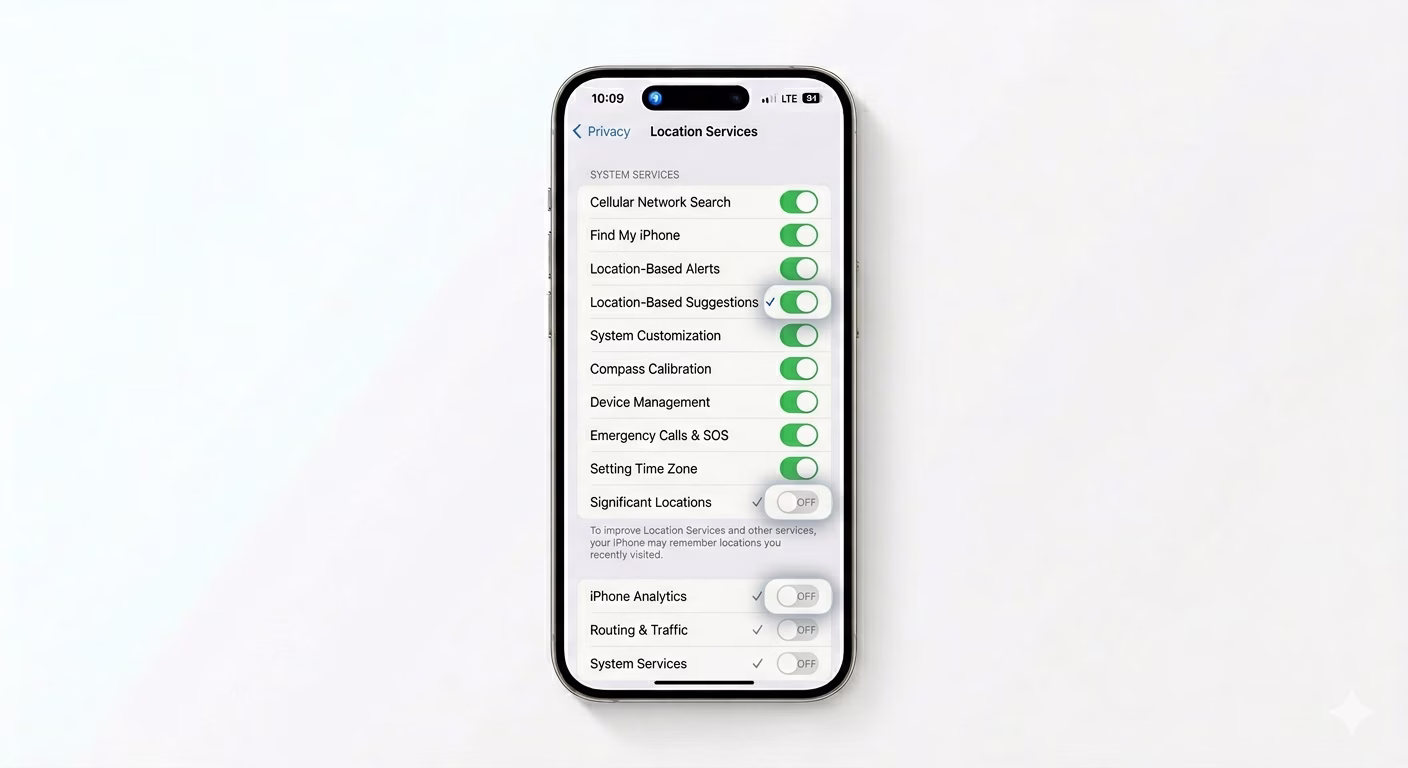 Managing system location services