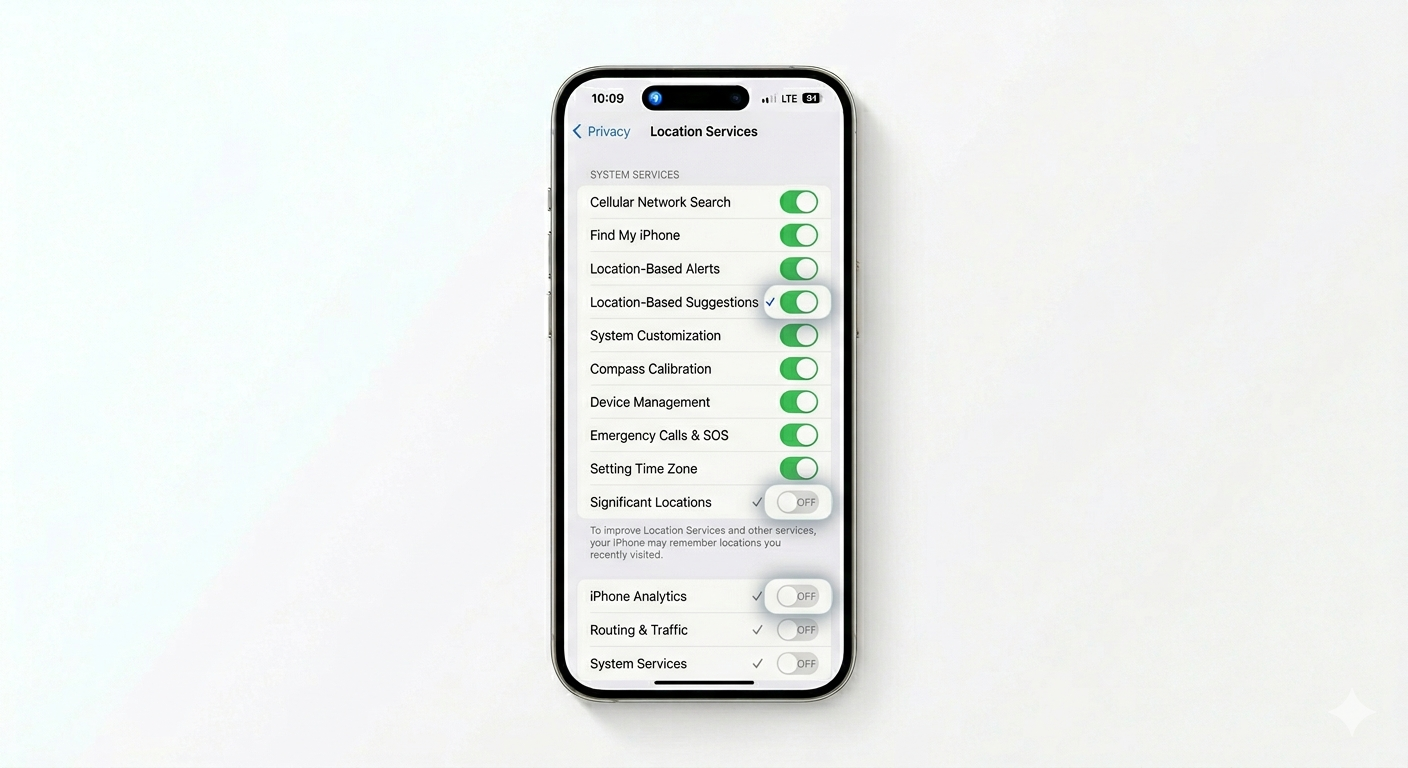 Managing system location services