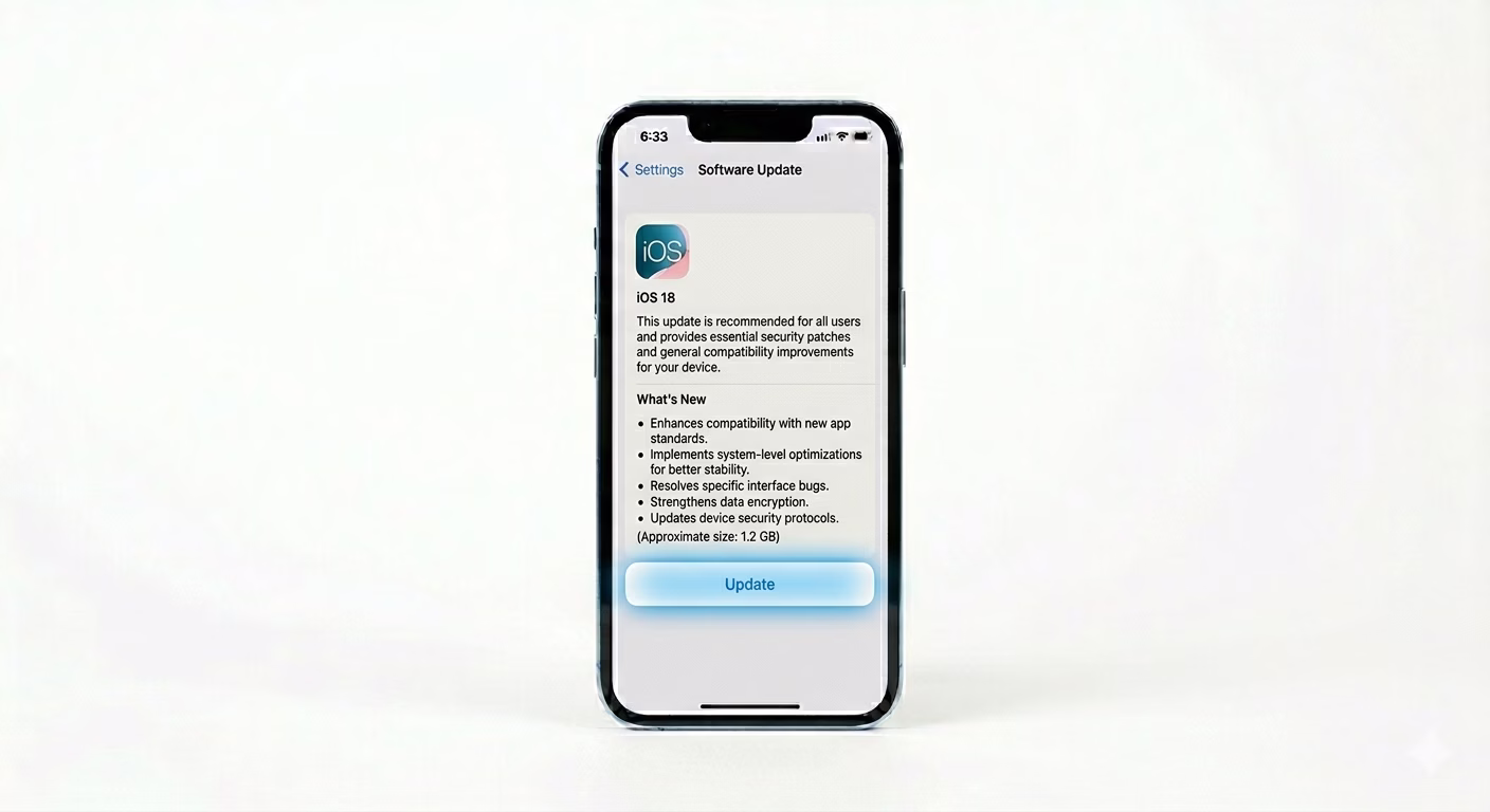 Checking for iOS Update for Bluetooth Fix