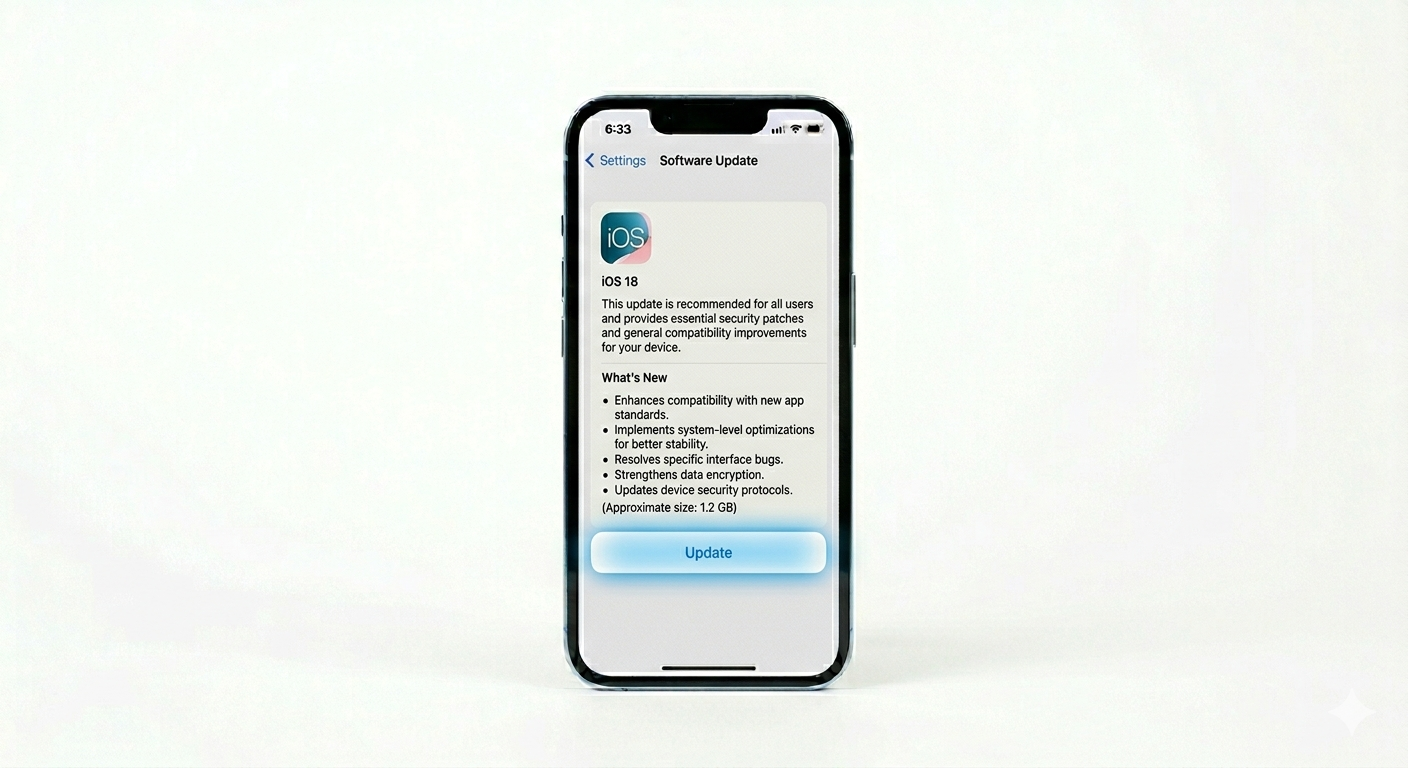 Checking for iOS Update for Bluetooth Fix