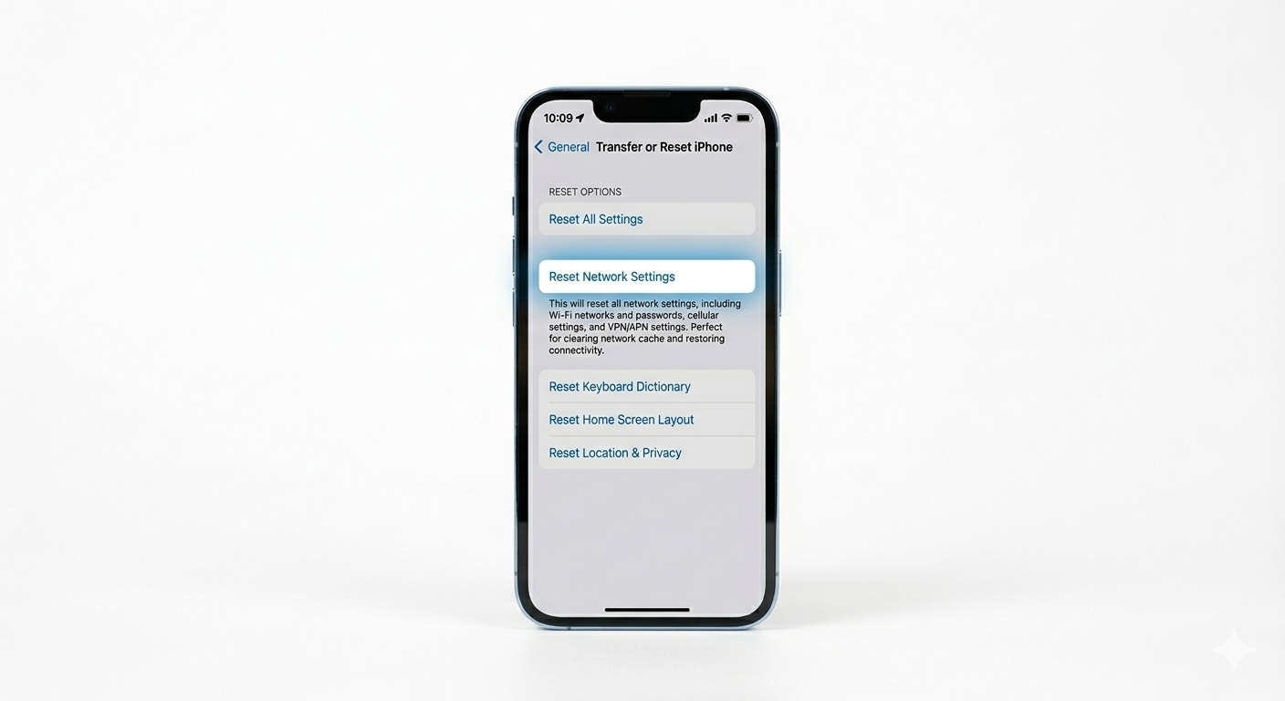 Resetting Network Settings for Car Bluetooth