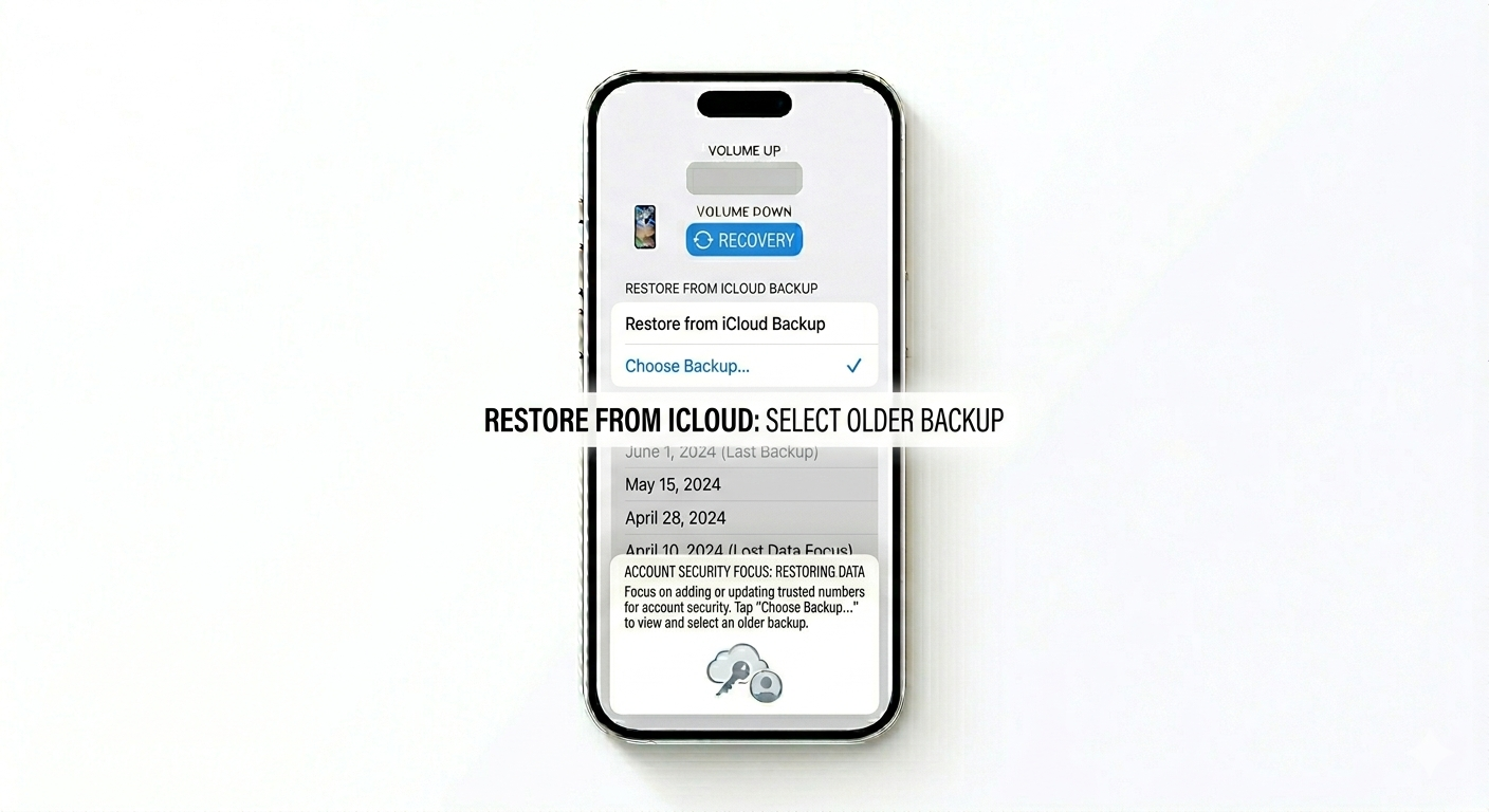 Restoring iPhone from iCloud backup