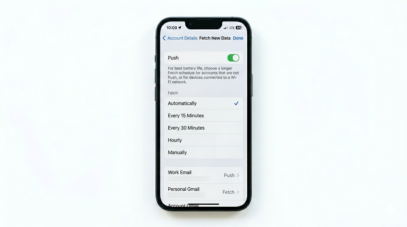 Configuring Fetch New Data on iOS