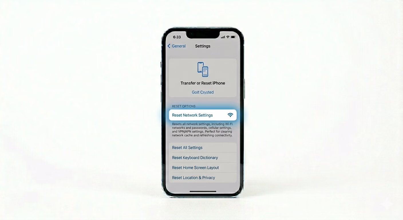 Resetting Network Settings for Hotspot Fix