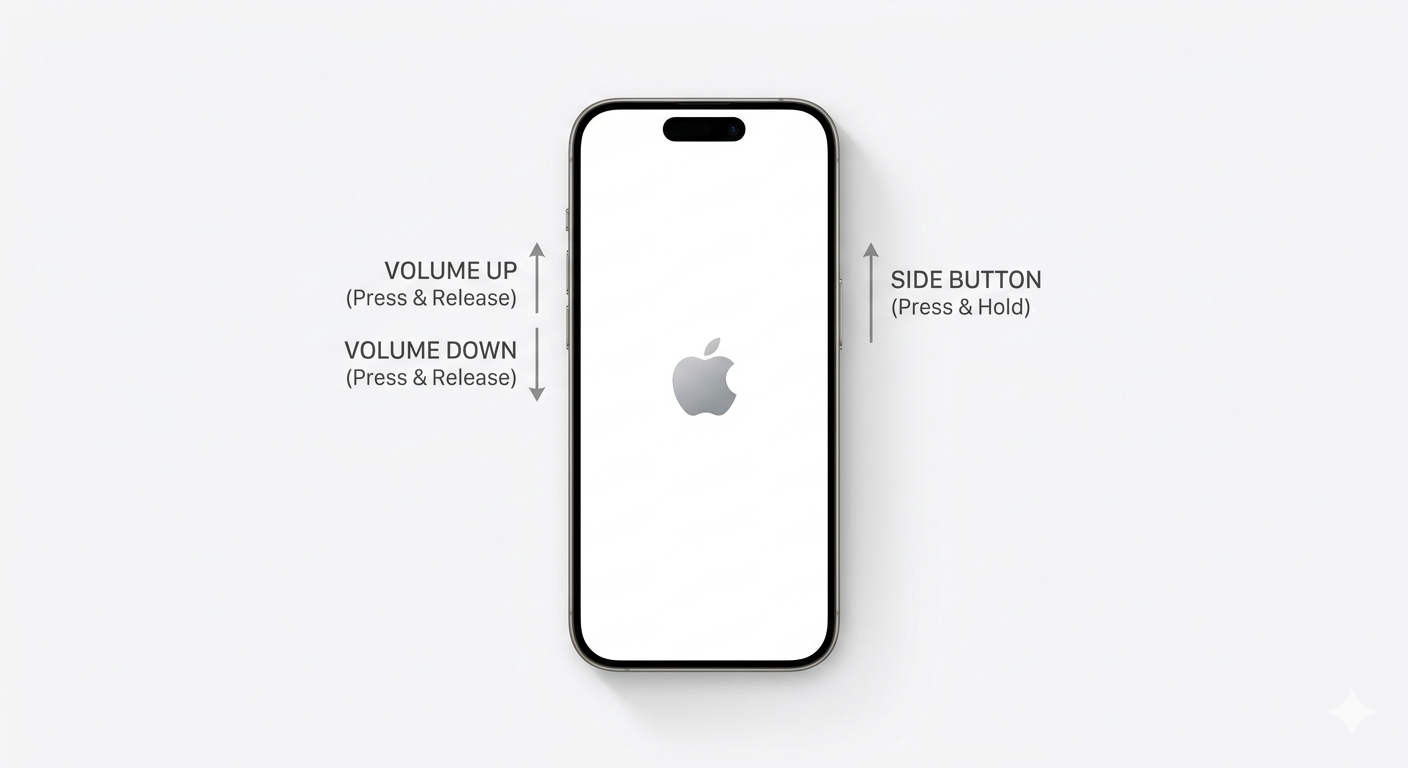 Force restarting iPhone to fix app lag