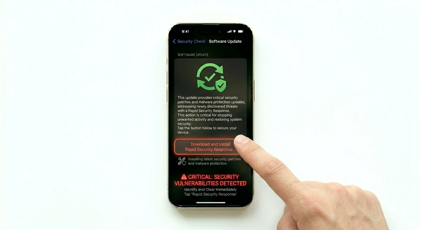Updating iPhone for latest security patches
