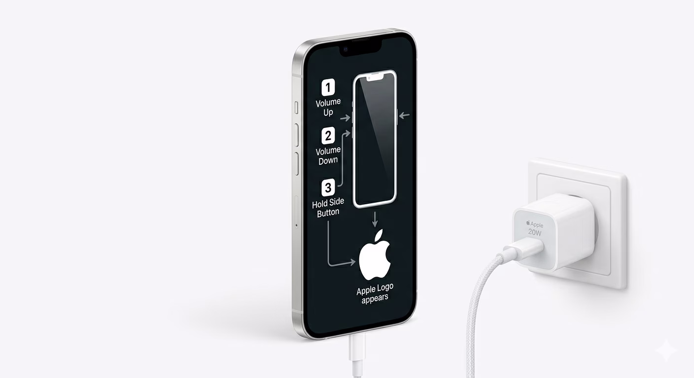 Force restart iPhone