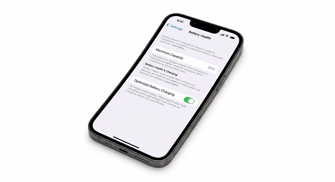 Disable optimized charging iPhone fix
