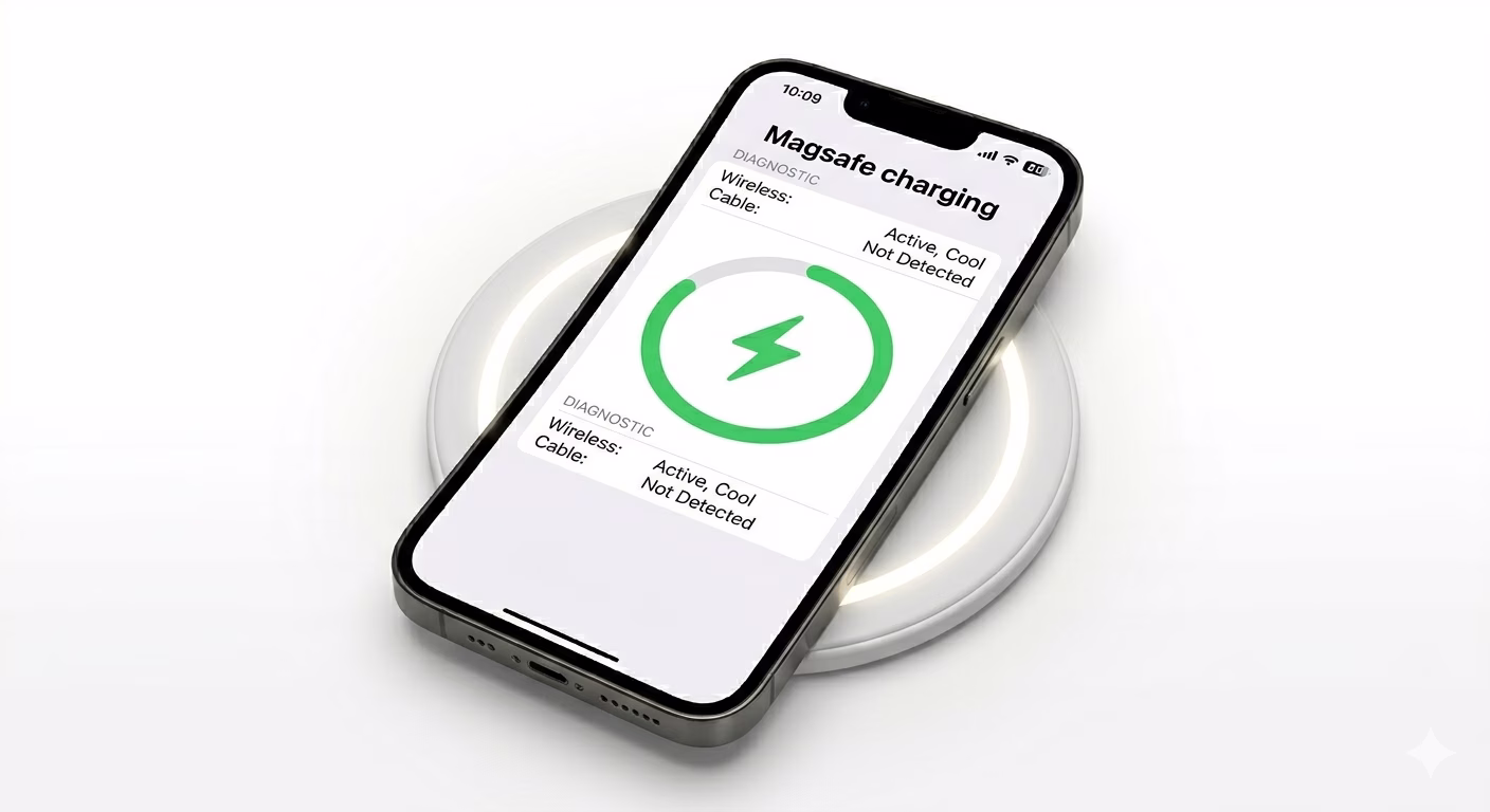 Use wireless charging to test iPhone charging issue