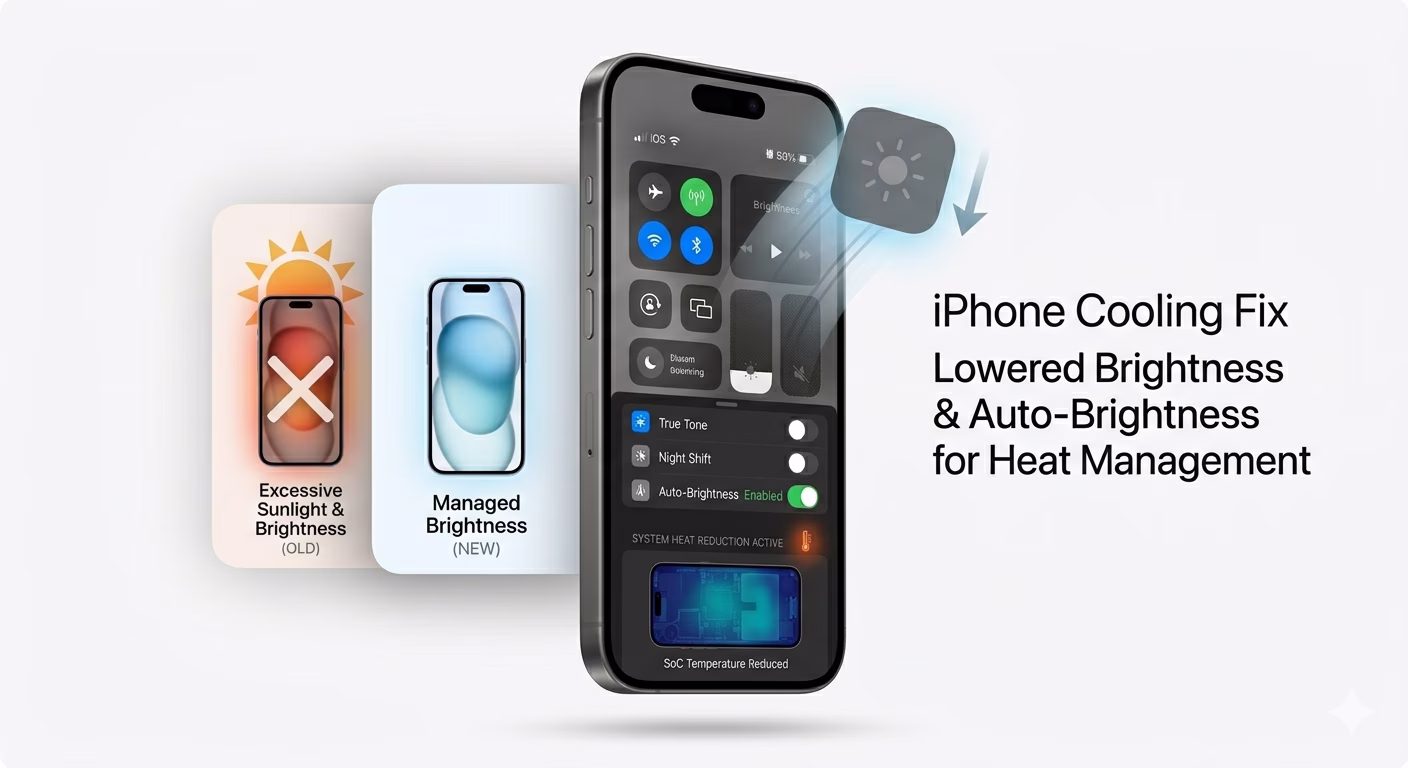 Reduce brightness iPhone