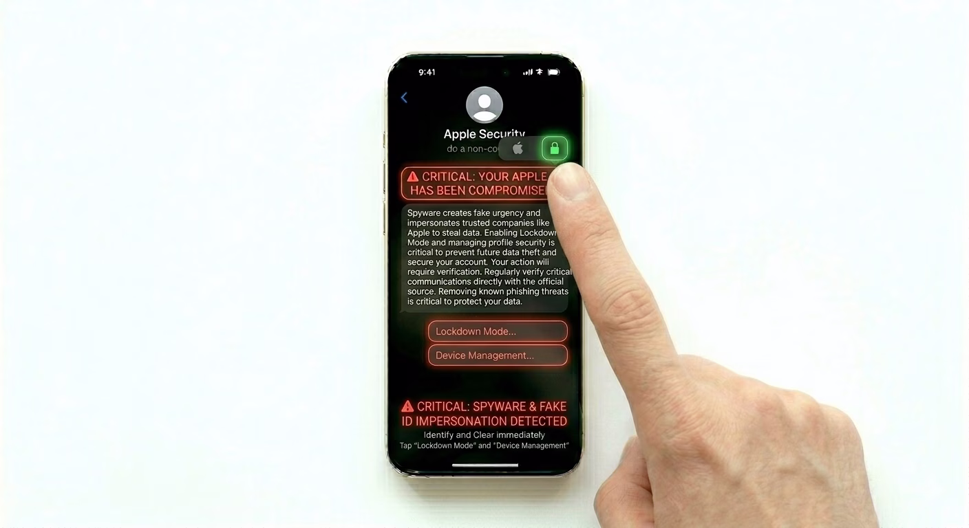 Enabling Lockdown Mode on iPhone