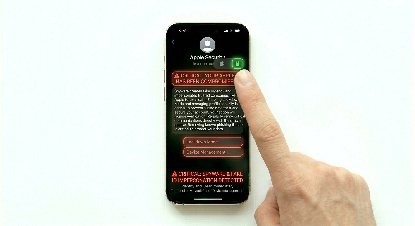 Enabling Lockdown Mode on iPhone