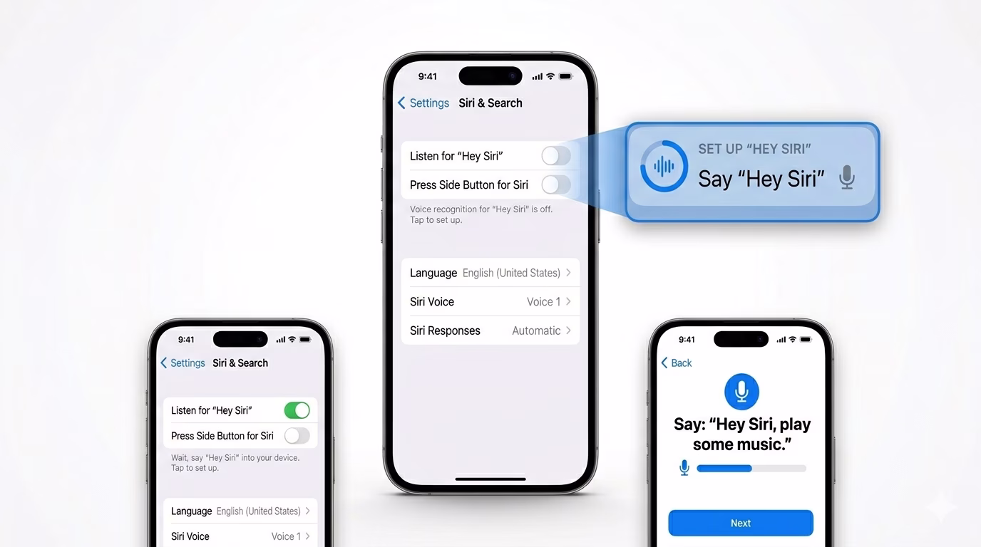 Retraining Siri voice recognition on iPhone
