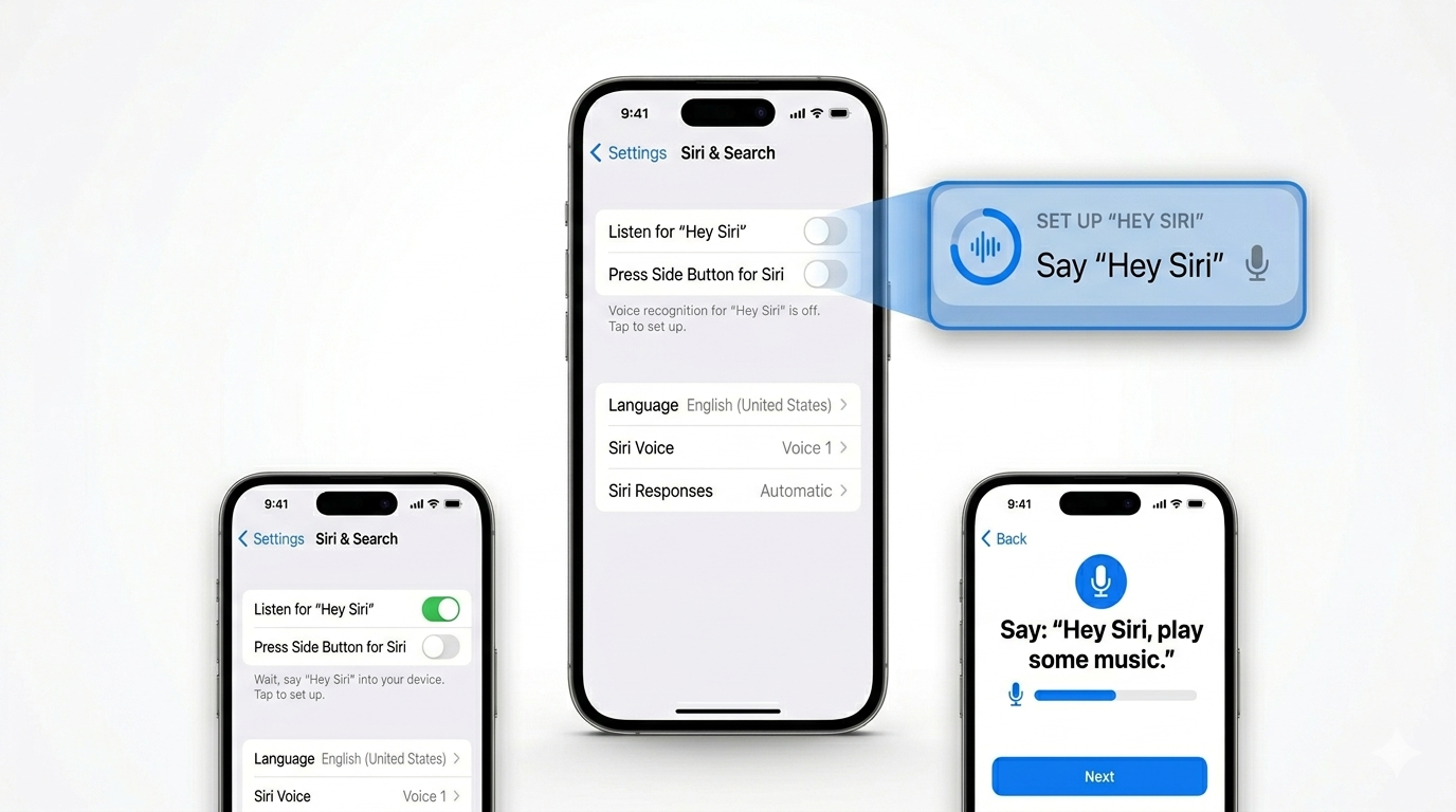 Retraining Siri voice recognition on iPhone