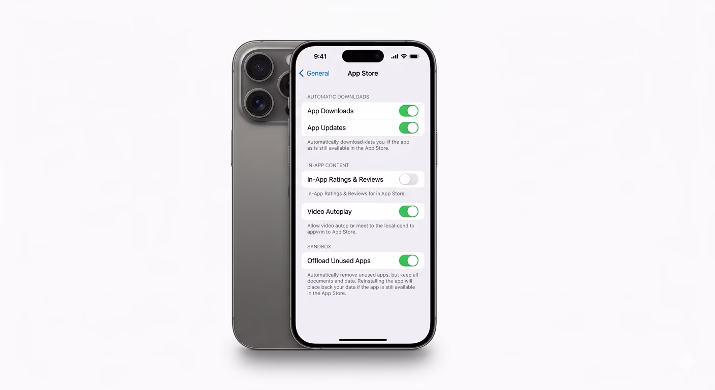 Auto-offloading unused apps on iOS