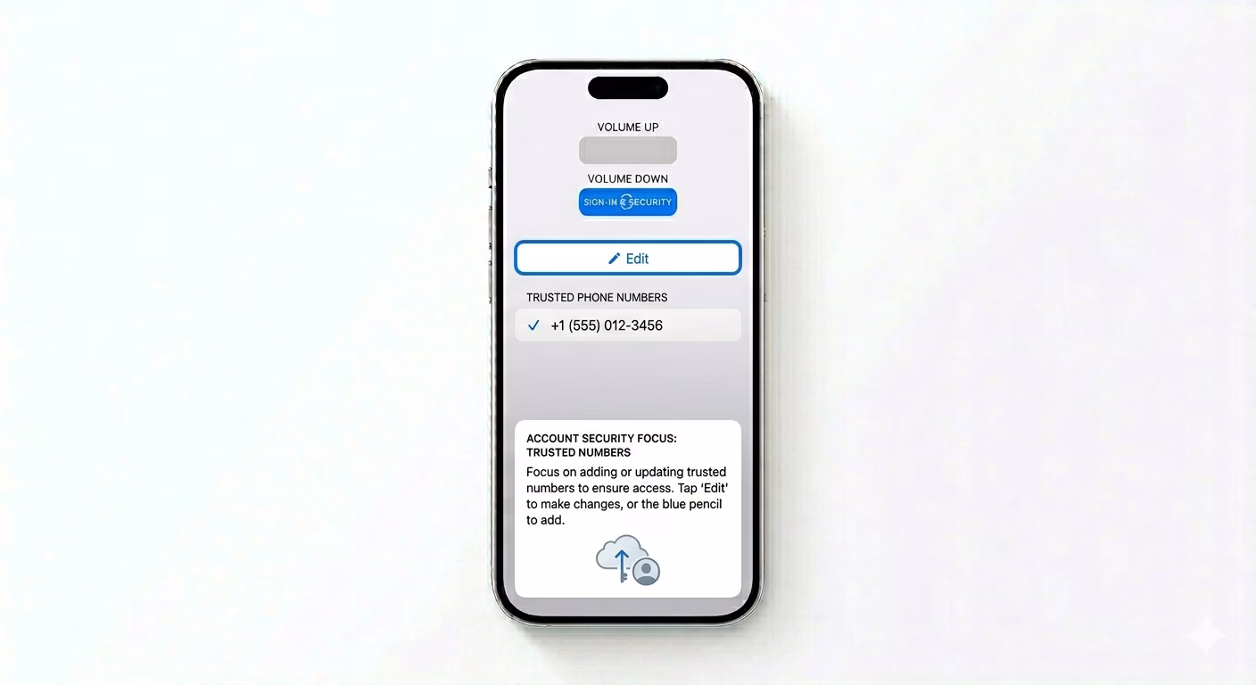 Starting Apple ID account recovery
