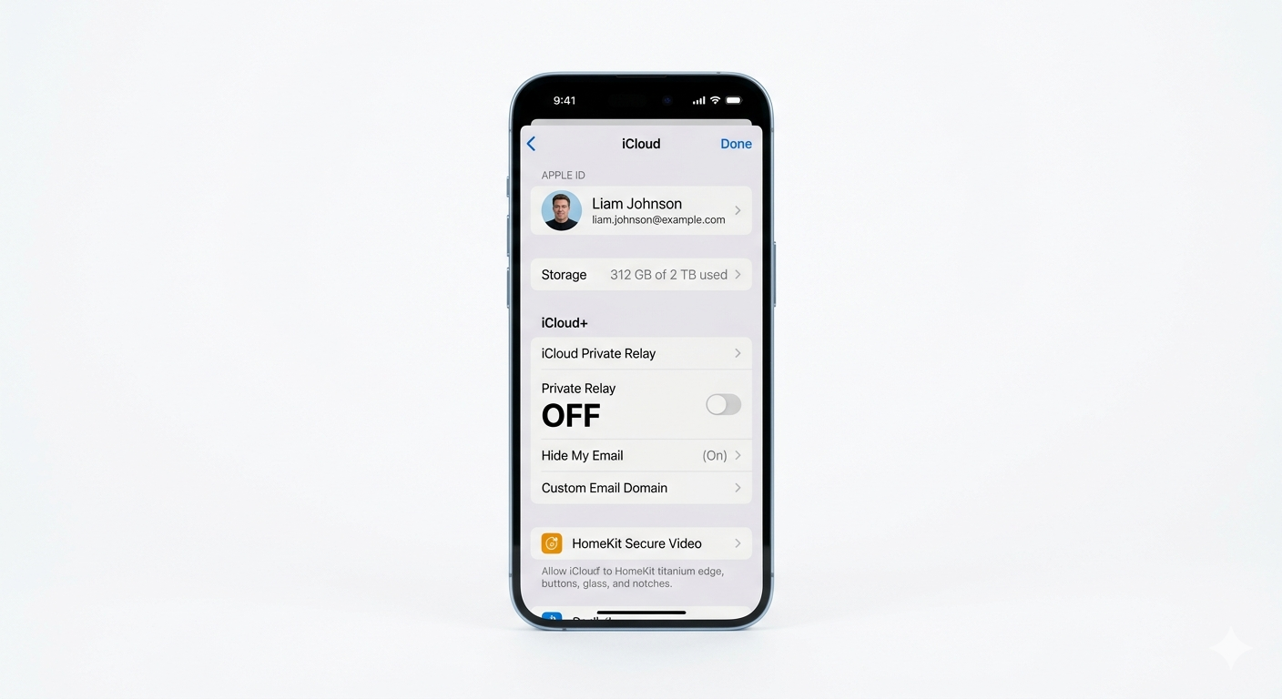Disabling iCloud Private Relay