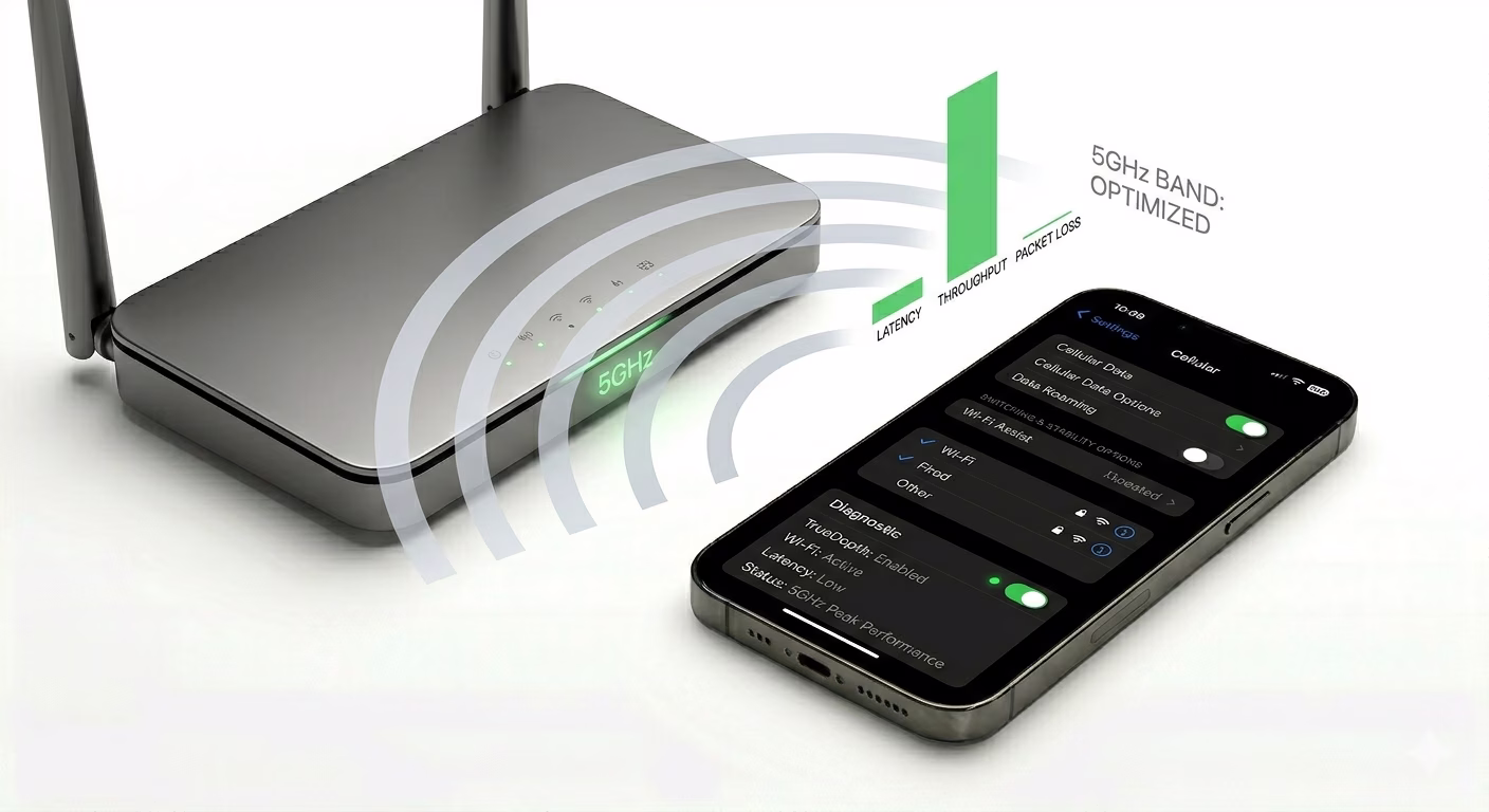 Check router to fix WiFi issue
