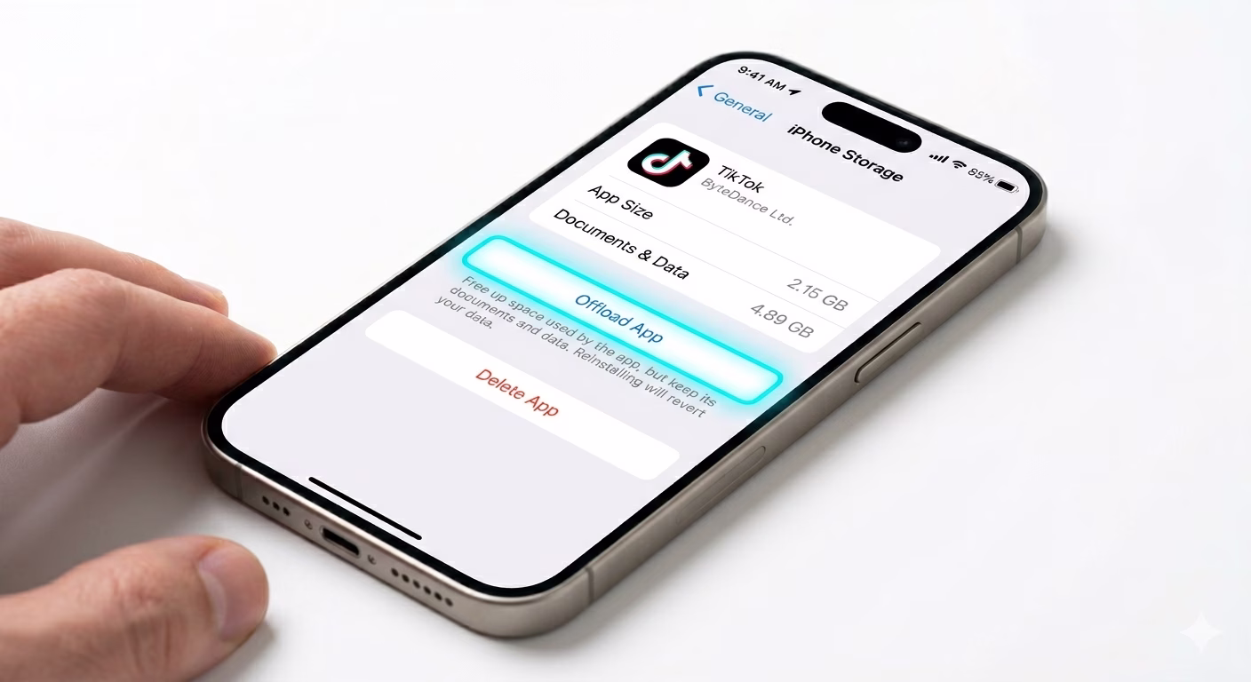 Reinstall TikTok app to fix crashing on iPhone