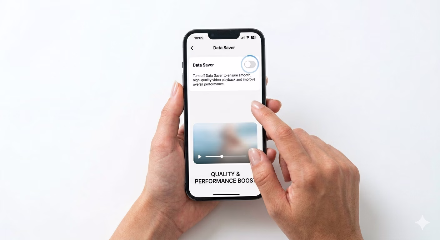 Disable Data Saver Mode on TikTok