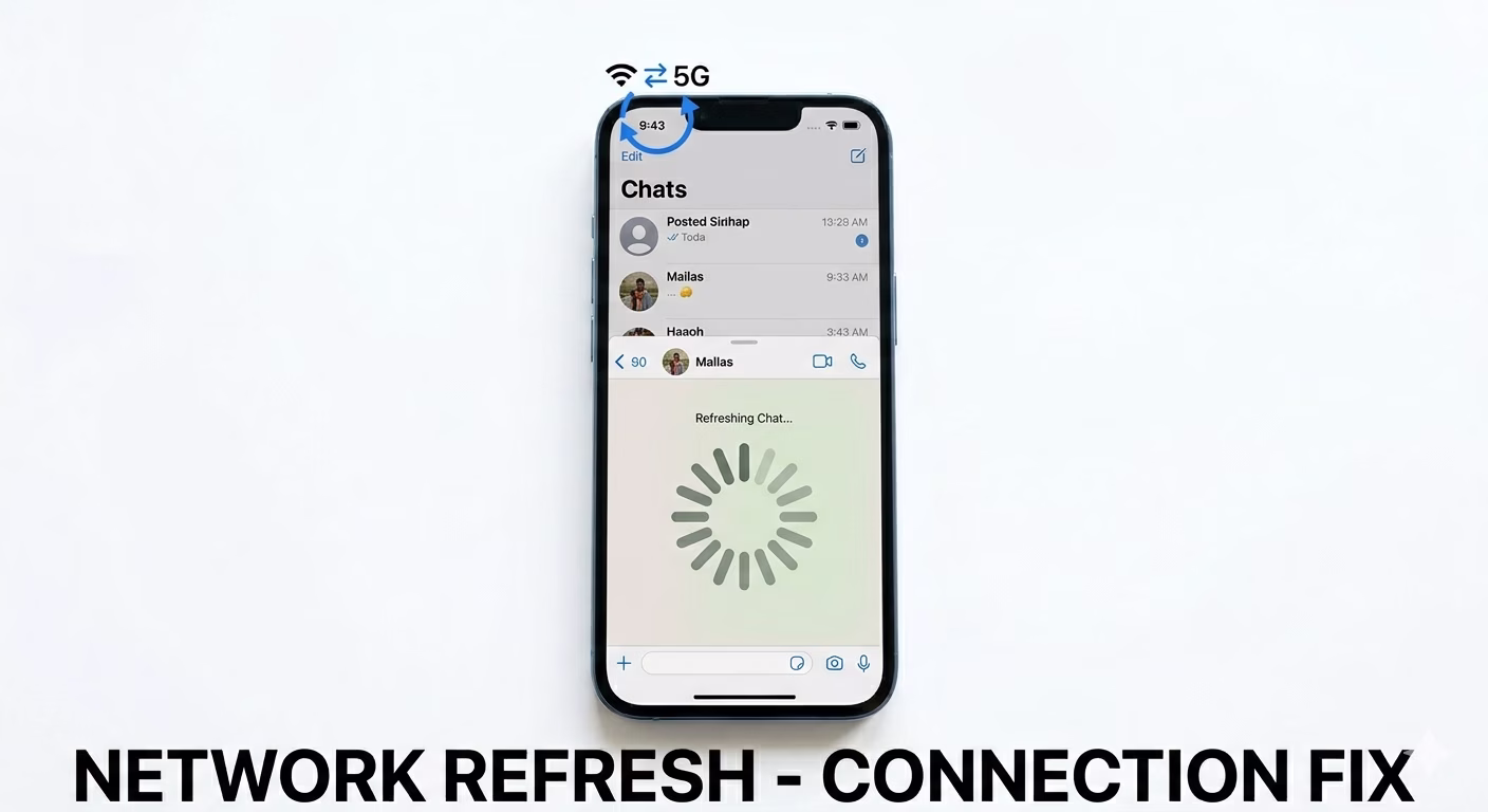Check Internet Connection for WhatsApp