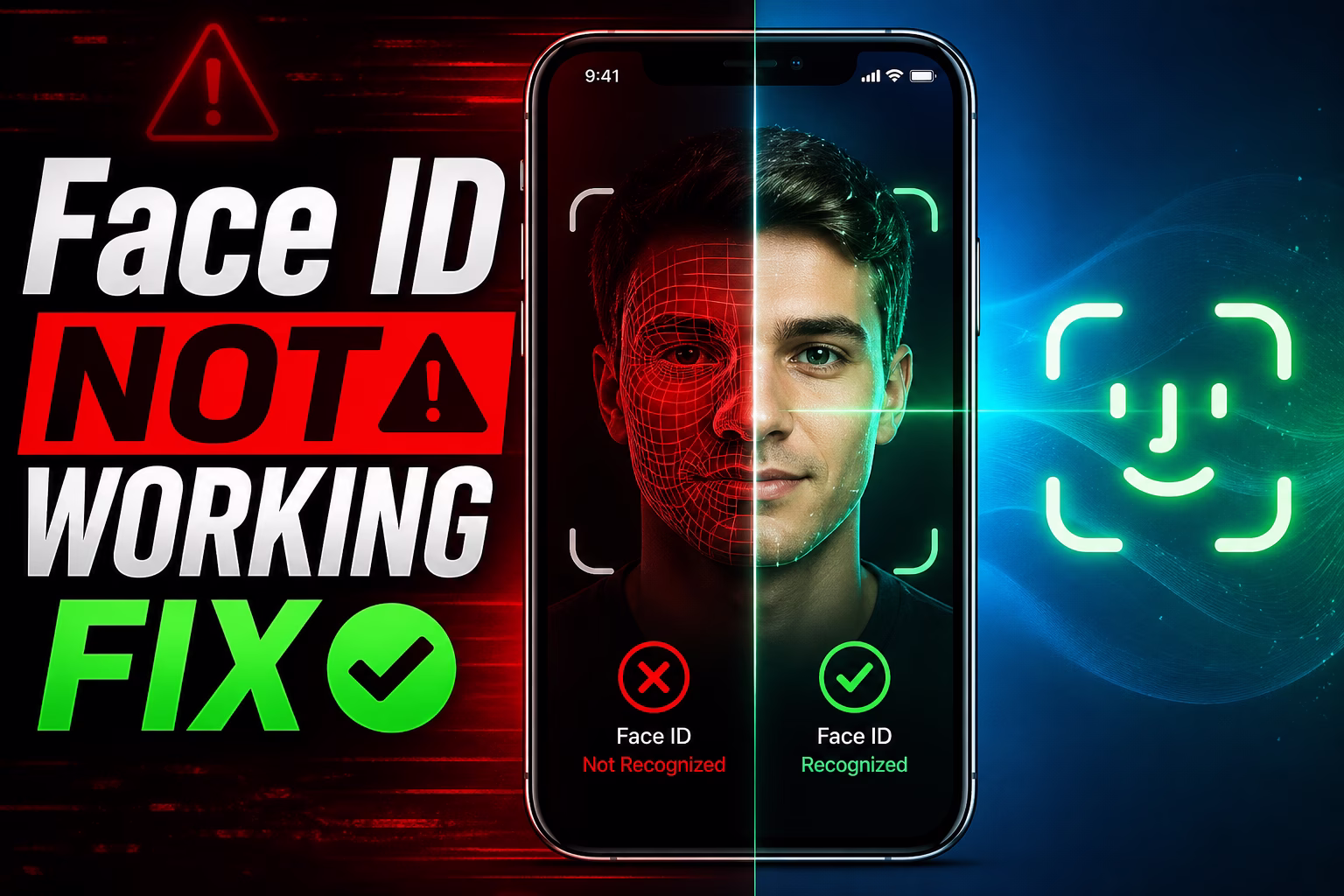 Face ID not working after iOS 19 update fix