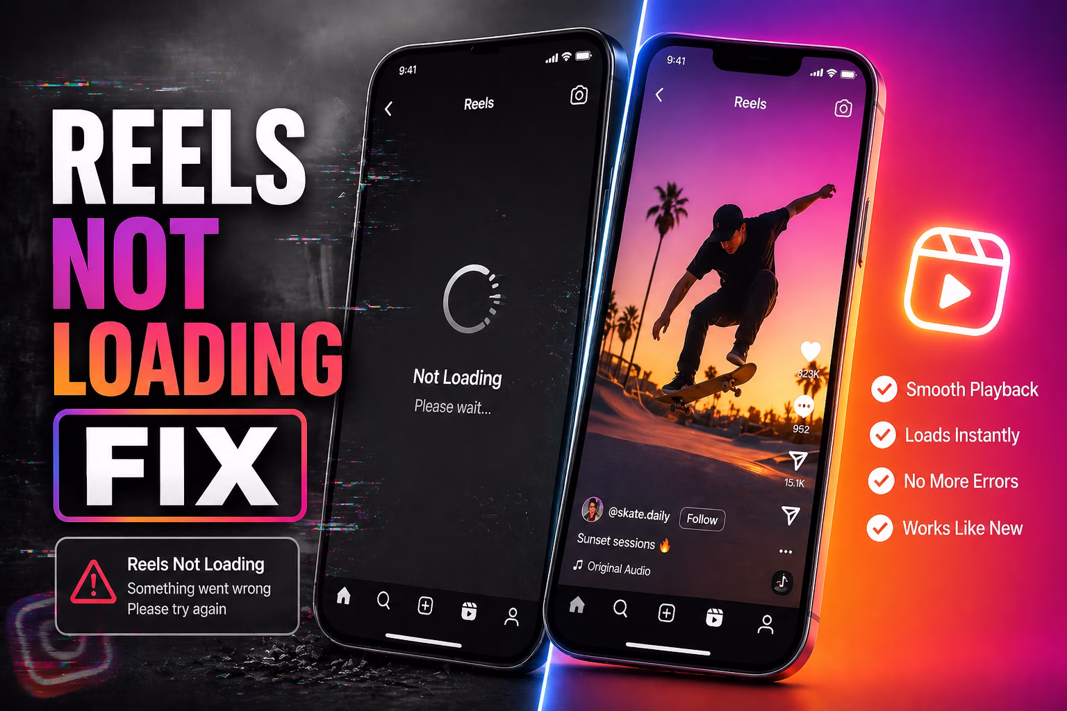 Instagram not loading reels on iPhone fix